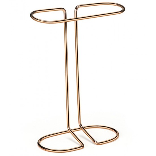 Porta Toalha Lavabo Premium Rose Gold